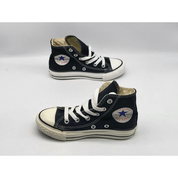 Converse Chuck Taylor All Star Shoes Youths Size 11 Black White High Top Canvas - Picture 3 of 11